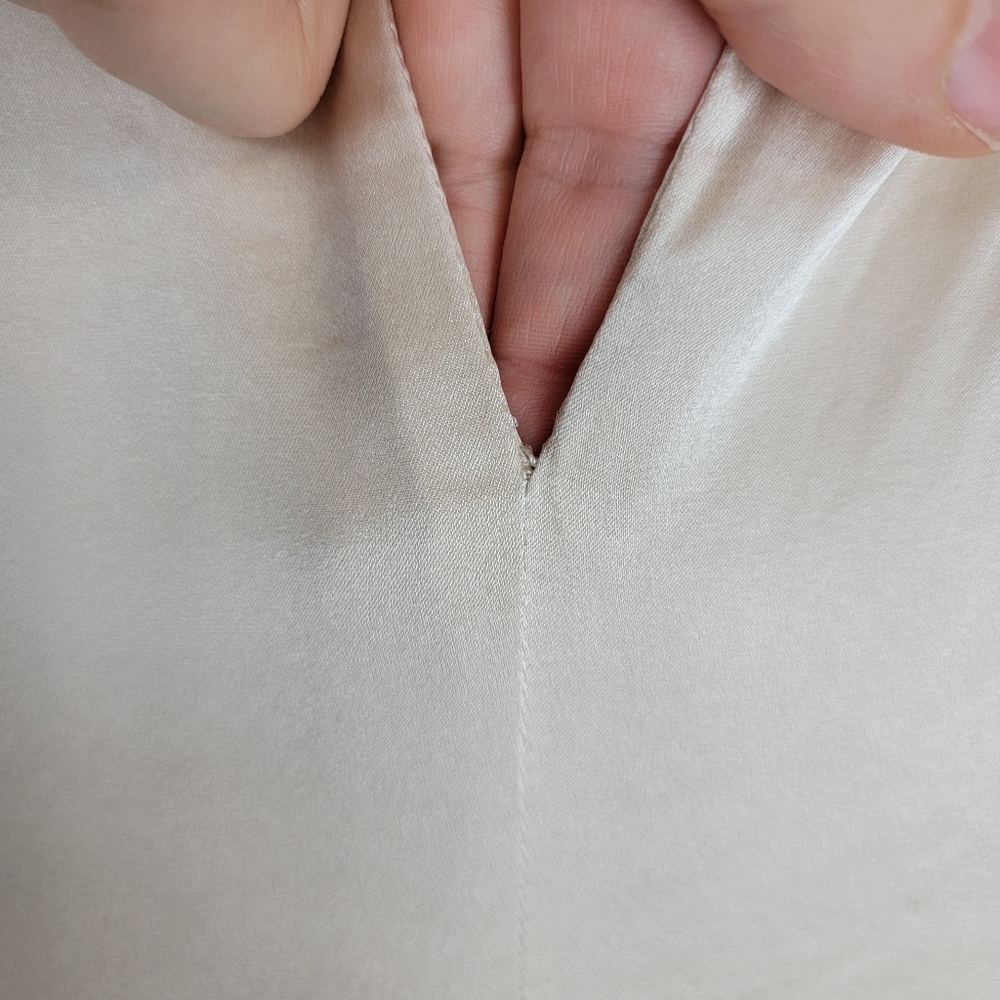 Cult Gaia Shaine Gown Maxi Cape Bridal Silk Cutouts White Ivory Medium - Picture 14 of 17